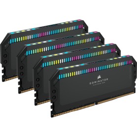 DIMM 64 GB DDR5-6200 (4x 16 GB) Quad-Kit (schwarz, CMT64GX5M4B6200C32, Dominator Platinum RGB, INTEL XMP)
