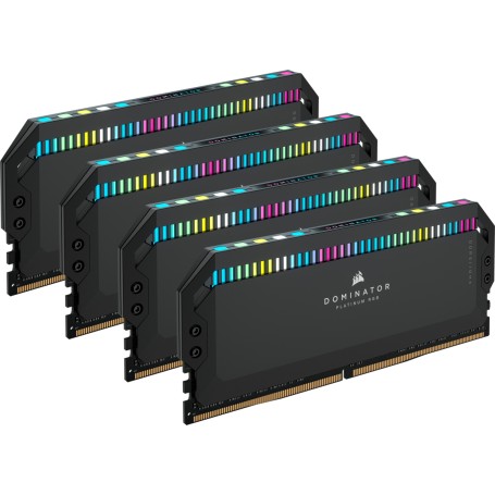 DIMM 64 GB DDR5-6200 (4x 16 GB) Quad-Kit (schwarz, CMT64GX5M4B6200C32, Dominator Platinum RGB, INTEL XMP)
