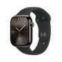 Watch Series 10 (schiefer, Titangehuse, 46 mm, Sportarmband schwarz S/M, Cellular) (MWYD3QF/A)