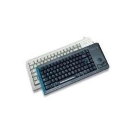 Compact-Keyboard G84-4400 (hellgrau, US-Layout, Cherry Mechanisch, integr. Trackball) (G84-4400LUBUS-0)