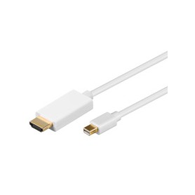 Goobay 2m Mini DisplayPort - HDMI Cable Bianco (52861)