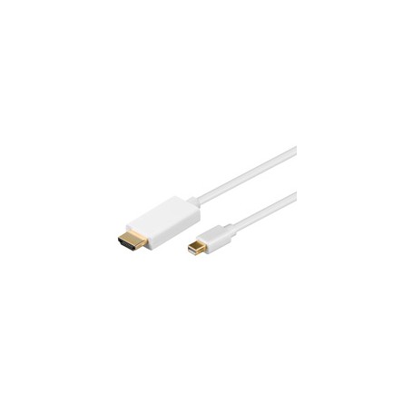 Goobay 2m Mini DisplayPort - HDMI Cable Bianco (52861)