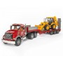 BRUDER MACK Granite Low loader and JCB 4CX (2813) (02813)