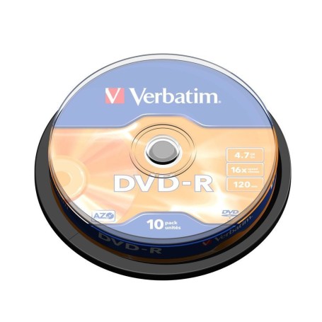 Verbatim DVD-R Matt Silver 4,7 GB 10 pz (43523)