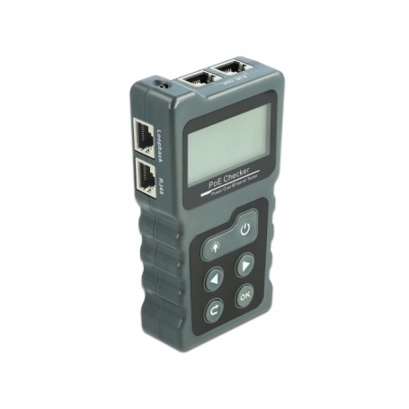 DeLOCK 63110 tester per cavo di rete Tester per cavi a doppino intrecciato Grigio (63110)