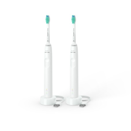 Sonicare 3100 series HX3675/13, Elektrische Zahnbrste (wei, inkl. 2. Handstck)