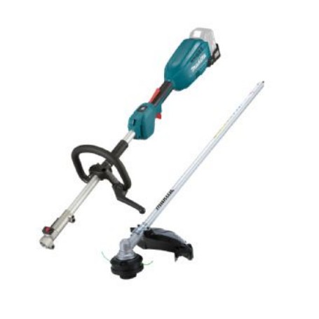 Akku-Multifunktionsantrieb DUX18ZX1, 18Volt (blau/schwarz, ohne Akku und Ladegert, mit Sensenaufsatz)