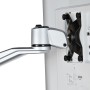 StarTech.com ARMWALLDSLP supporto da tavolo per Tv a schermo piatto 76,2 cm (30") Argento (ARMWALLDSLP)