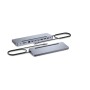 i-tec USB-C Metal Ergonomic 3x 4K Display Docking Station + Power Delivery 100 W (C31FLAT2PDPRO)