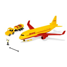 DHL Frachtflugzeug mit Zubehr (blau/wei) (10170200000)