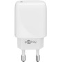 Goobay 65406 Caricabatterie per dispositivi mobili Cuffie, Computer portatile, Smartphone Bianco AC Interno