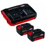 Einhell 2x 4.0Ah & Twincharger Kit PXC carica batterie AC (4512112)