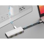Conceptronic HUBBIES17G hub di interfaccia USB 3.2 Gen 2 (3.1 Gen 2) Type-C 10000 Mbit/s Grigio