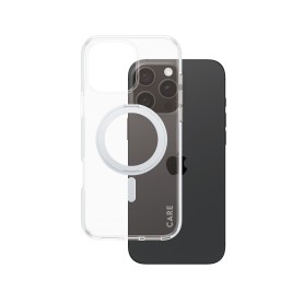 PanzerGlass CARE by ® Feature Cover Trasparente con Kickstand Argento & MagSafe iPhone 16 Pro Max (1328)