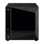 Asustor AS5404T server NAS e di archiviazione Intel® Celeron® N5105 4 GB DDR4 0 TB ADM Nero (90-AS5404T00-MD30)