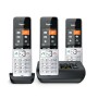 Gigaset COMFORT 500A Trio Telefono analogico/DECT Identificatore di chiamata Nero, Argento (L36852-H3023-B111)