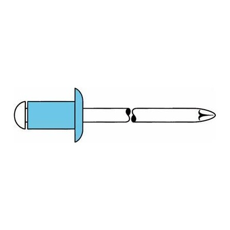 GESIPA Blindniet VA A2 5x8mm dxl f.2-4mm GESIPA Flachrundkopf (6330924 LEGIERUNGSZUSCHL)