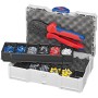 Knipex 97 90 23 pinza crimpatrice Set di utensili/attrezzi Blu, Rosso