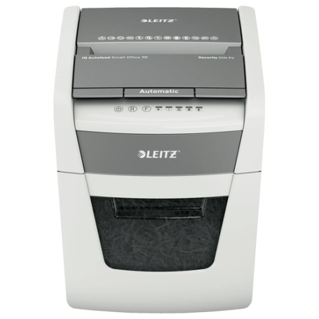 Leitz IQ Autofeed Small Office 50 - Vorzerkleinerer - Partikelschnitt - 4 x 28 mm - P-4 (80350000)