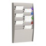 PaperFlow A4V2X10.01 portariviste Polistirolo Grigio