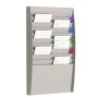 PaperFlow K500006 portariviste Polistirolo Grigio (A4V2X10.02)