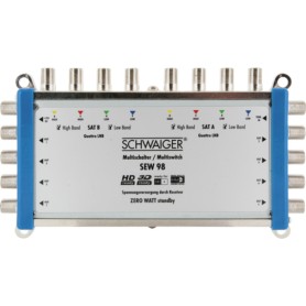 Schwaiger SEW98 531 multinterruttore satellitare 9 ingressi 8 uscite