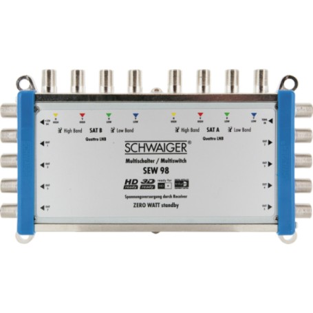 Schwaiger SEW98 531 multinterruttore satellitare 9 ingressi 8 uscite