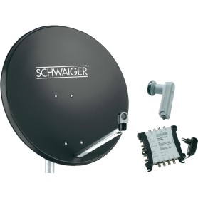 Schwaiger SAT-Anlage ohne Receiver Anthrazit Teilnehmer-Anzahl: 8 (SPI9961SET6)