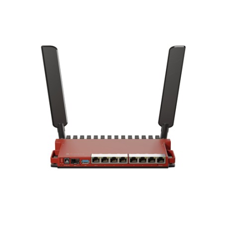 Mikrotik L009UiGS-2HaxD-IN router wireless Gigabit Ethernet Banda singola (2.4 GHz) Rosso (L009UIGS-2HAXD-IN)