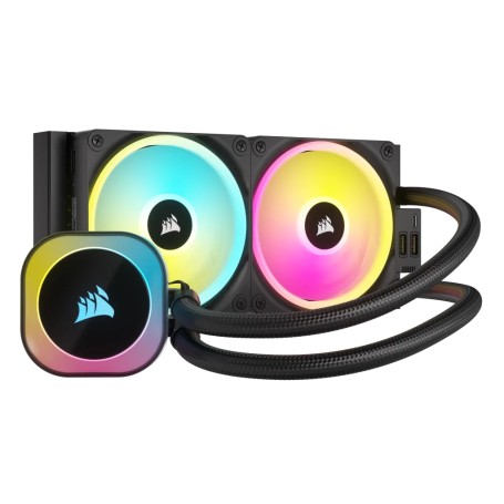 Corsair H100I Processore Kit di raffreddamento a liquido 12 cm Nero (CW-9061001-WW)