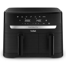 Tefal Easy Fry EY901N Doppia 8,3 L Indipendente 2700 W Friggitrice ad aria calda Nero (FY901N DUAL EASY FRY)