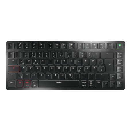 CHERRY KW X ULP 2.0 MINI tastiera Casa/ufficio USB + RF Wireless + Bluetooth QWERTZ Tedesco Nero (G8U-27050LTBDE-2)