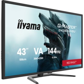 G-Master G4380UHSU-B2 Red Eagle (108 cm (42.5 Zoll), schwarz, 4K UHD, VA, Adaptive-Sync, USB-HUB, HDR, 144Hz Panel)
