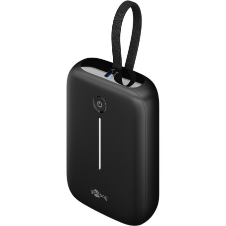 Goobay 76251 batteria portatile Polimeri di litio (LiPo) 10000 mAh Nero