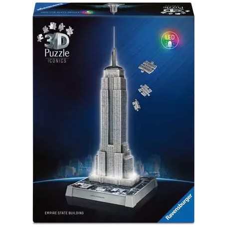 3D Puzzle Iconics: Empire State Building - mit Licht (216) (12008026)