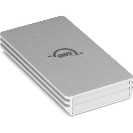 OWC 1TB Envoy Portable SSD mit USB-C Anschluss (10GB/s) Silber Aluminium (OWCENVS01)