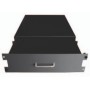 Wirewin DRAWER 500 3U BLACK porta accessori Pannello posteriore