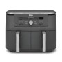 Ninja DZ400EU friggitrice Doppia 9,5 L Indipendente 2470 W Friggitrice ad aria calda Grigio