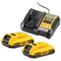 DeWALT DCB1104D2-QW carica batterie