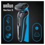Braun Series 5 51-M1200s Rasoio Trimmer Nero, Blu (51-M1200s) (432654)