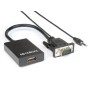 Hamlet XVAVGA-HDMA cavo e adattatore video VGA (D-Sub) HDMI tipo A (Standard) Nero (XVAVGA-HDMA)