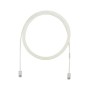 Panduit Cat 6A 28AWG UTP Patch Cord, CM/LSZH, Of cavo di rete Bianco 1 m Cat6a U/UTP (UTP) (UTP28X1M)