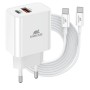CARICATORE DA PARETE USB-C 20W PD (PS4102WD4)