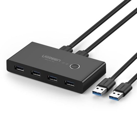 Ugreen 30768 hub di interfaccia USB 3.2 Gen 1 (3.1 Gen 1) Type-A 5000 Mbit/s Nero (30768)
