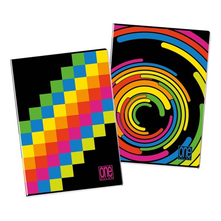 CF10 QUADERNO BLACK FLUO A4 80G 4M (8459)