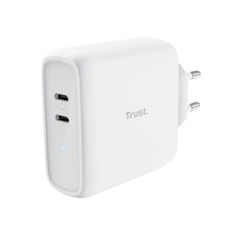 MAXO 65W 2P USB-C CHARGER WHT (25381)