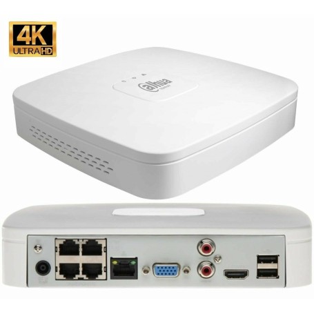 NVR 8CH 12MP 960GB IP VGA+HDM EPTZ CON SSD960GB (NVR4108-4KS3(960G))