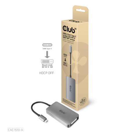 CLUB3D CAC-1510-A cavo e adattatore video USB tipo-C DVI (CAC-1510-A)