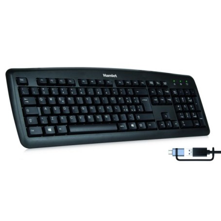 TASTIERA USB SOFT TOUCH USB-A + USB-C - ITA (XKKITA2-CX)