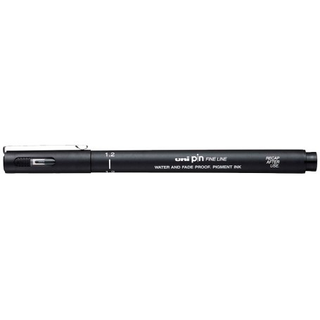 Uni-Ball Pin 1.2 penna tecnica Nero 1 pz (MPIN112N)